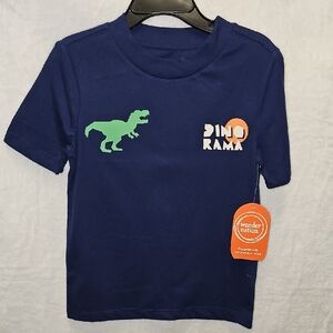 Nwt Navy Dino Graphic Tee